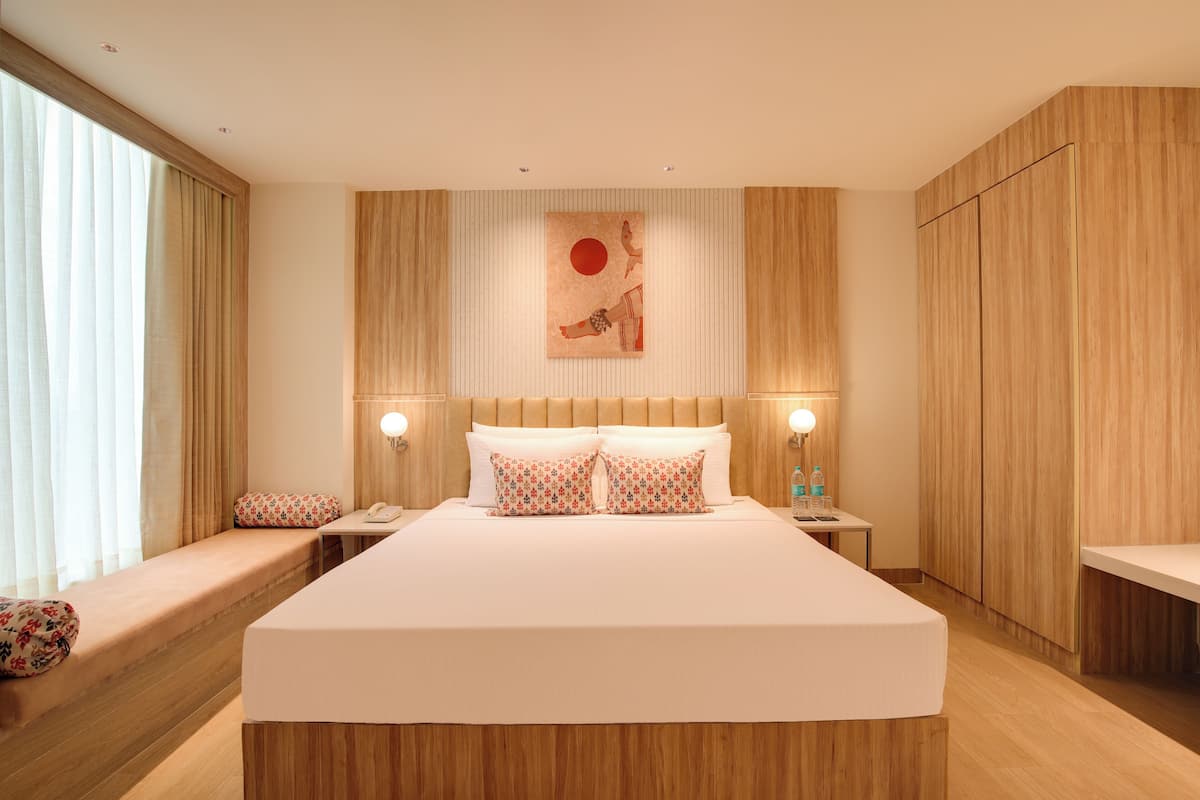 Executive Double Room | Premium bedding, memory foam beds, minibar, in-room safe