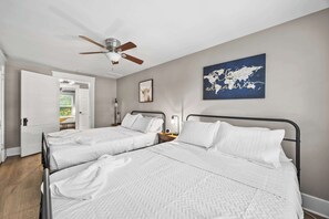 5 bedrooms, iron/ironing board, travel crib, WiFi