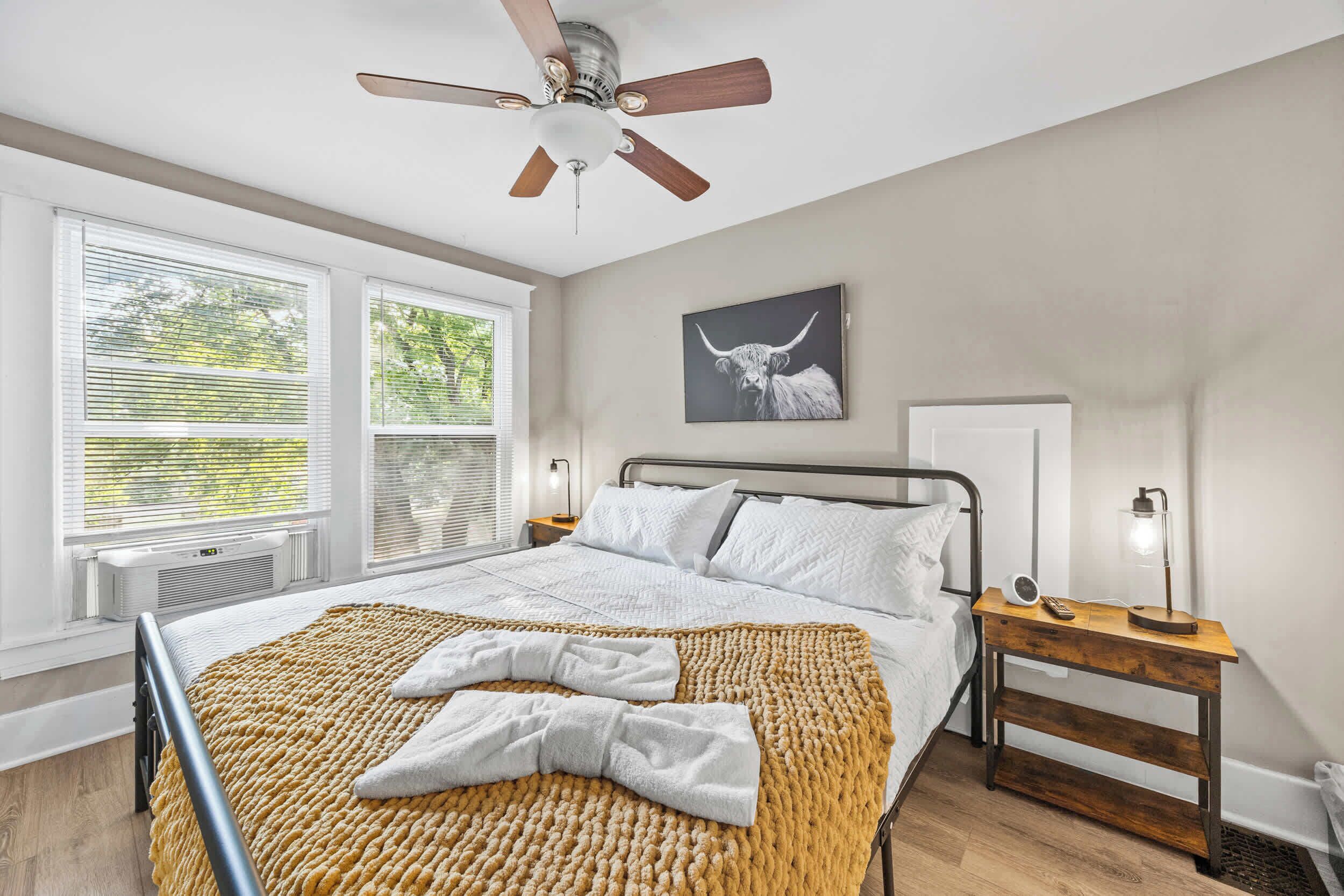 5 bedrooms, iron/ironing board, travel crib, WiFi