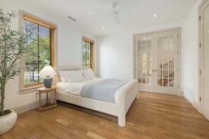 4 bedrooms, iron/ironing board, travel cot, WiFi