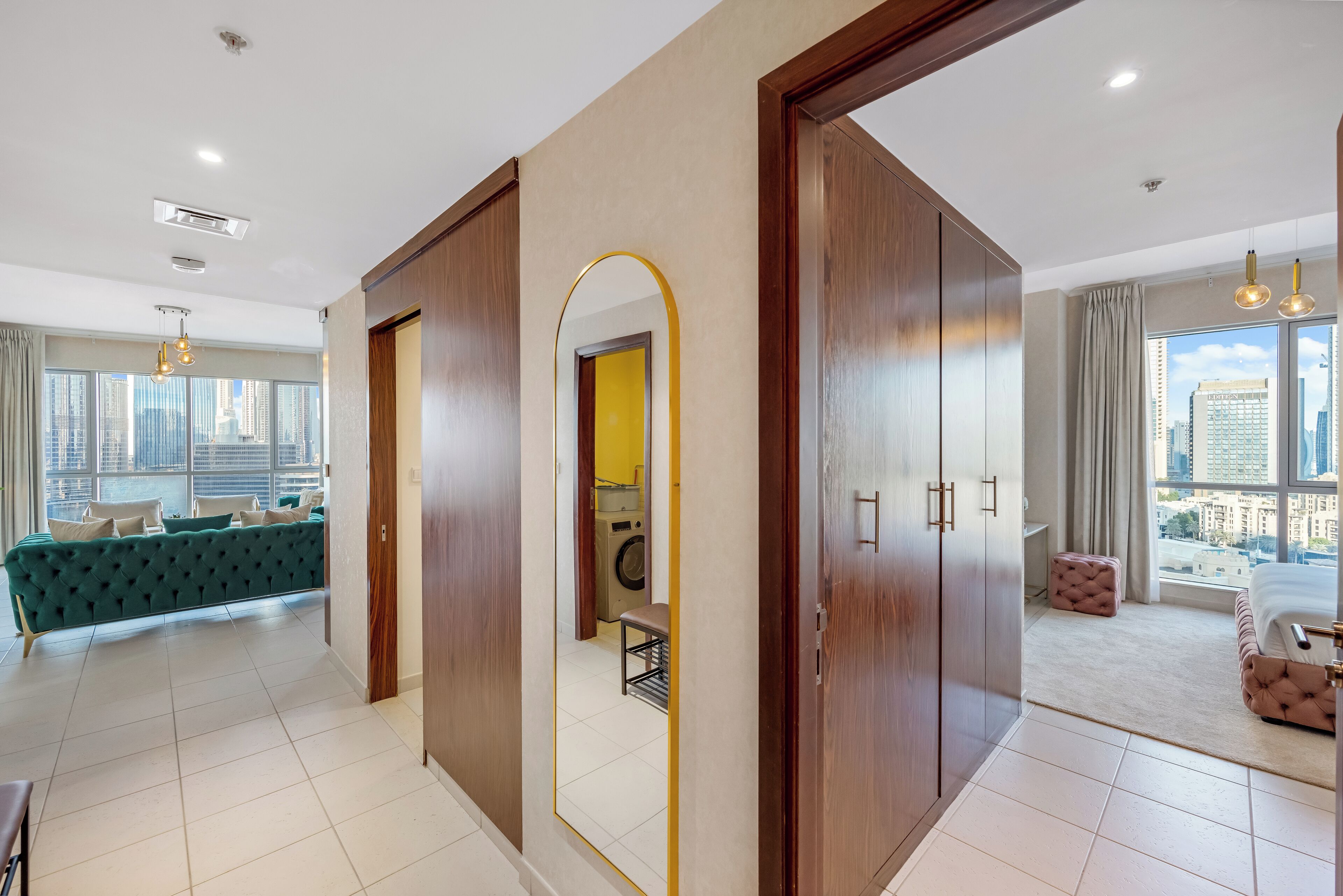 Appartement, balcon, vue sur le jardin | Coffre-fort, fer et planche à repasser, accès au Wi-Fi (inclus)