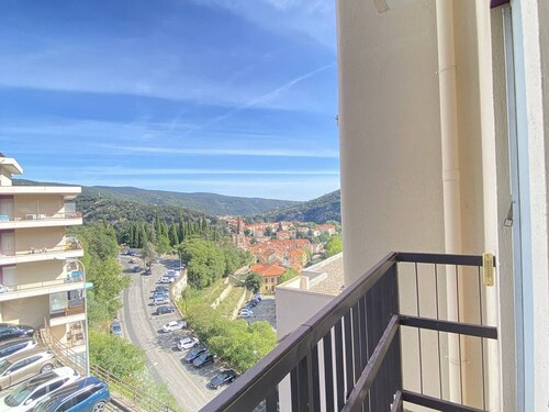 Cozy studio with balcony in Amélie-les-Bains - WIFI