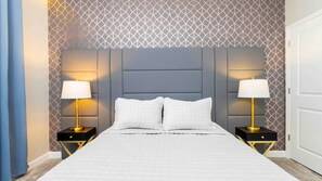 4 bedrooms, iron/ironing board, travel crib, WiFi