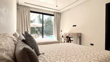 Deluxe Villa, Pool View | Blackout curtains, iron/ironing board, free WiFi