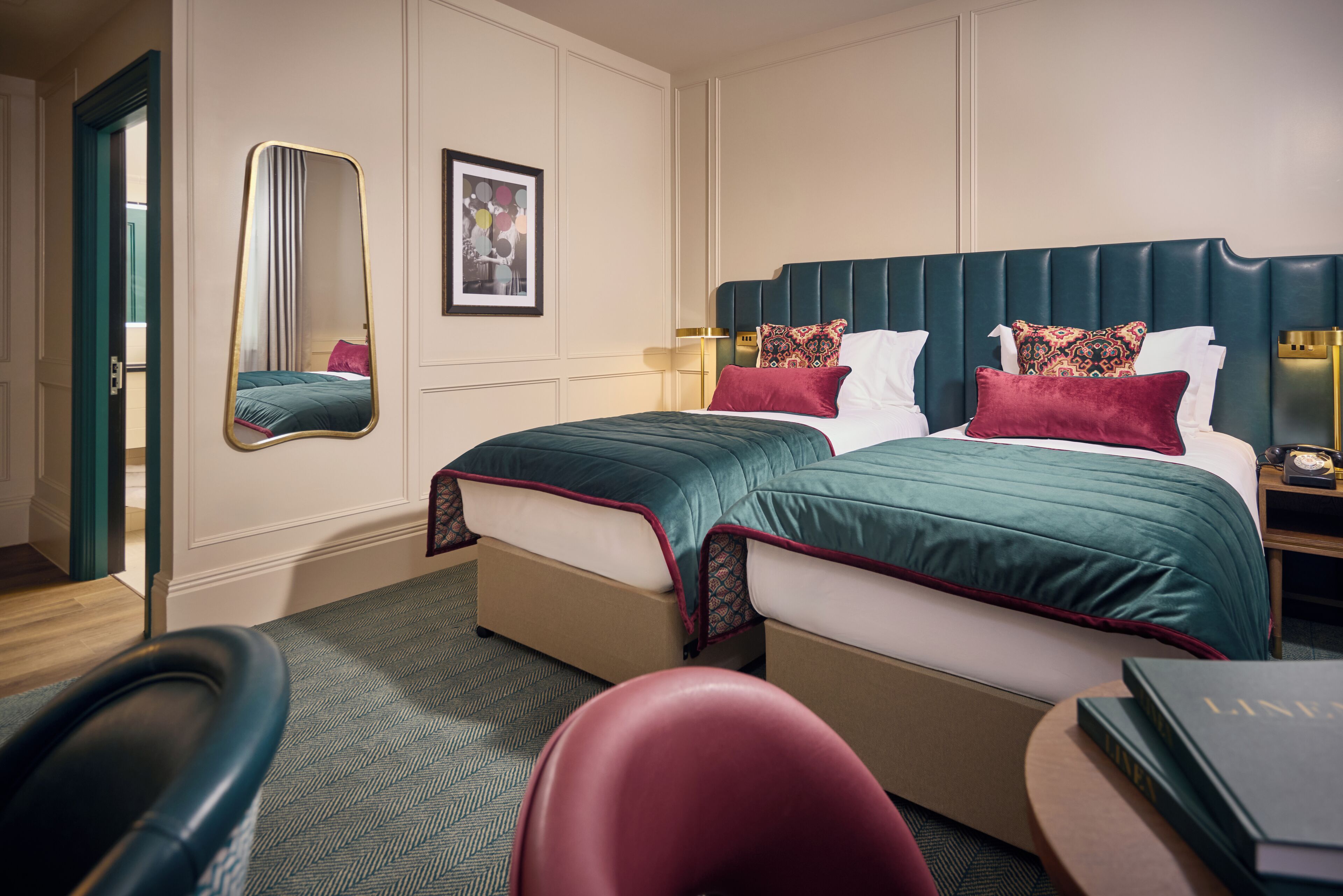 Premium bedding, pillow-top beds, in-room safe, desk