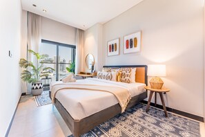 1 室のベッドルーム、セーフティボックス (室内)、アイロン / アイロン台、WiFi (無料)