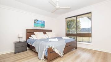 4 habitaciones y ropa de cama