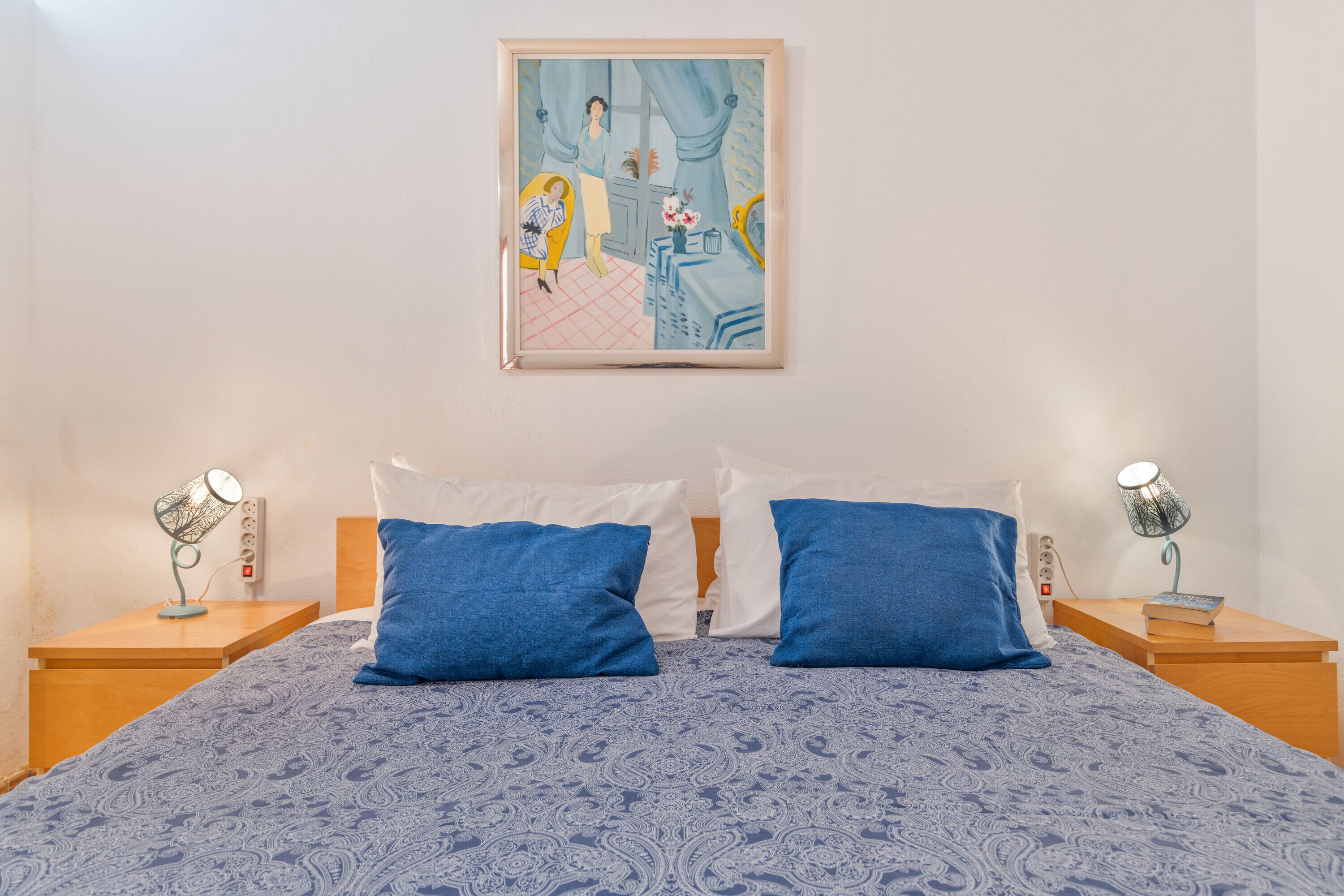 2 slaapkamers, een strijkplank/strijkijzer, wifi, beddengoed