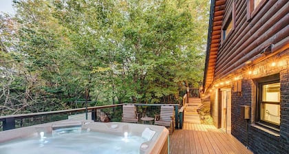 A-Frame Ski-In/Out Hot Tub Game Room, Walk to Town