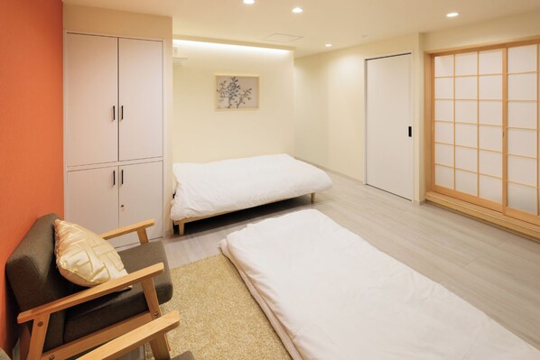 Suite d'estil japonès, vistes a la ciutat | Sala d'estar