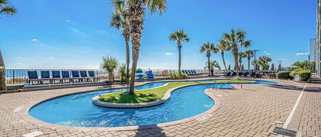 Indoor pool, a heated pool