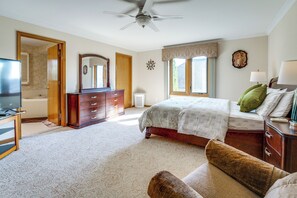 House (4 Bedrooms) | Interior - Family Getaway: Private Yard w/ Patio, Fire Pit (Macomb)