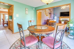 House (4 Bedrooms) | Interior - Family Getaway: Private Yard w/ Patio, Fire Pit (Macomb)