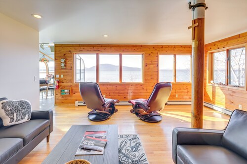 9 Mi to Mendenhall Glacier: Waterfront Juneau Home