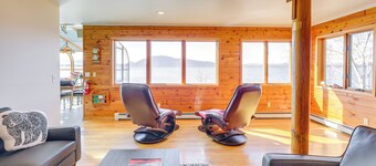 9 Mi to Mendenhall Glacier: Waterfront Juneau Home