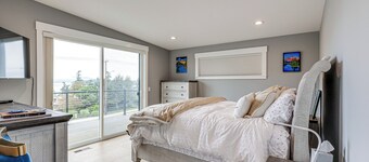 Fenced Yard, Water & Island Views: Anacortes Home!