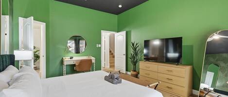 4 chambres, fer et planche Ă repasser, Wi-Fi, literie fournie