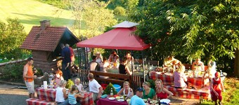 Holiday Apartment 'Landsitz, 55 sqm' with Shared Terrace, Shared Garden and Wi-Fi