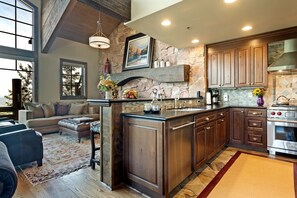 Condo, 3 Bedrooms | Private kitchen | Fridge, oven, coffee/tea maker, toaster - Stag Lodge at Deer Valley Resort - Three Bedroom Residence with Spa #13 3 Condo (Park City)