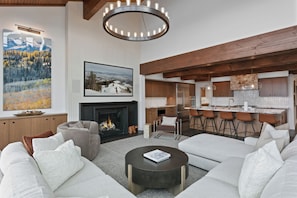 Living area - Stag Lodge 3BR Views, Hot Tub, Ski Access Condo (Park City)