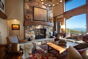 Condo, 5 Bedrooms | Living area | Smart TV - Grand Lodge - Penthouse #406 - Ski-in/out 5 Bedroom Condo (Park City)