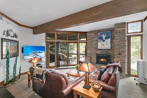 Condo, 2 Bedrooms | Living area | Smart TV - Powder Run at Deer Valley Resort - Two Bedroom Condo with Hot Tub #A12 2 Condo (Park City)