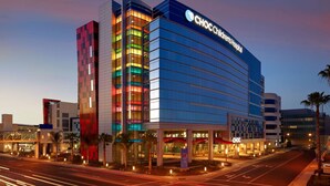 A modern hospital building with a prominent sign reading "CHOC Children’s Hospital." - Elegant Escape 10 Min From Disneyland With Pool GYM (Santa Ana)