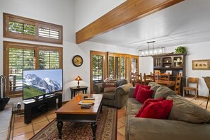 Condo, 4 Bedrooms | Living area | Smart TV - Deer Lake Village at Deer Valley Resort - Four Bedroom Condo with Hot Tub #2478 4 Condo (Park City)