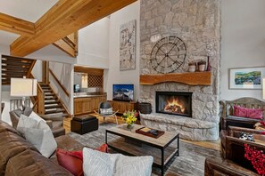 Condo, 3 Bedrooms | Living area | Smart TV - Sterling Lodge at Deer Valley Resort - Three Bedroom Condo with Hot Tub #111 3 Condo (Park City)