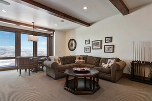 House, 5 Bedrooms | Living area | Smart TV - Deer Crest Home at Deer Valley Resort - 5 Bedroom Home with Hot Tub #3127 5 Home (Park City)