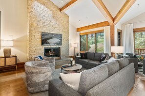 Condo, 4 Bedrooms | Living area | Smart TV - Grand Lodge - Four Bedroom #502 - Ski-in/ski-out 4 Condo (Park City)