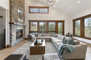 Condo, 4 Bedrooms | Living area | Smart TV - 6565 Lookout Drive - Four Bedroom Condo with Spa by Deer Valley Resort (Park City)