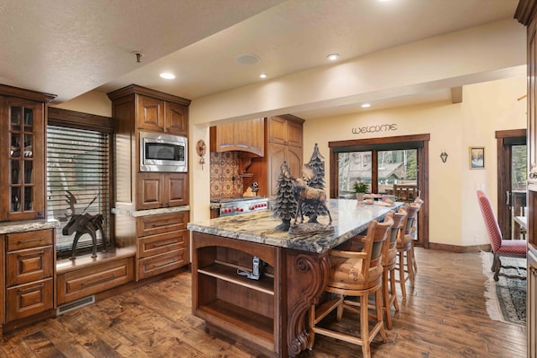 Condo, 6 Bedrooms | Private kitchen | Fridge, oven, coffee/tea maker, toaster - 1617 - Six Bedroom plus Den Lakeside 6 Condo (Park City)