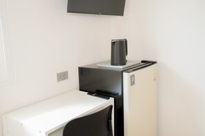 Desk, blackout curtains, iron/ironing board, free WiFi
