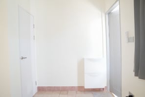 Desk, blackout curtains, iron/ironing board, free WiFi