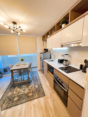 Microwave, oven, stovetop