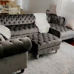 Living area - 5 bedrooms Luxury House. Sleeps 16 people (Houston)