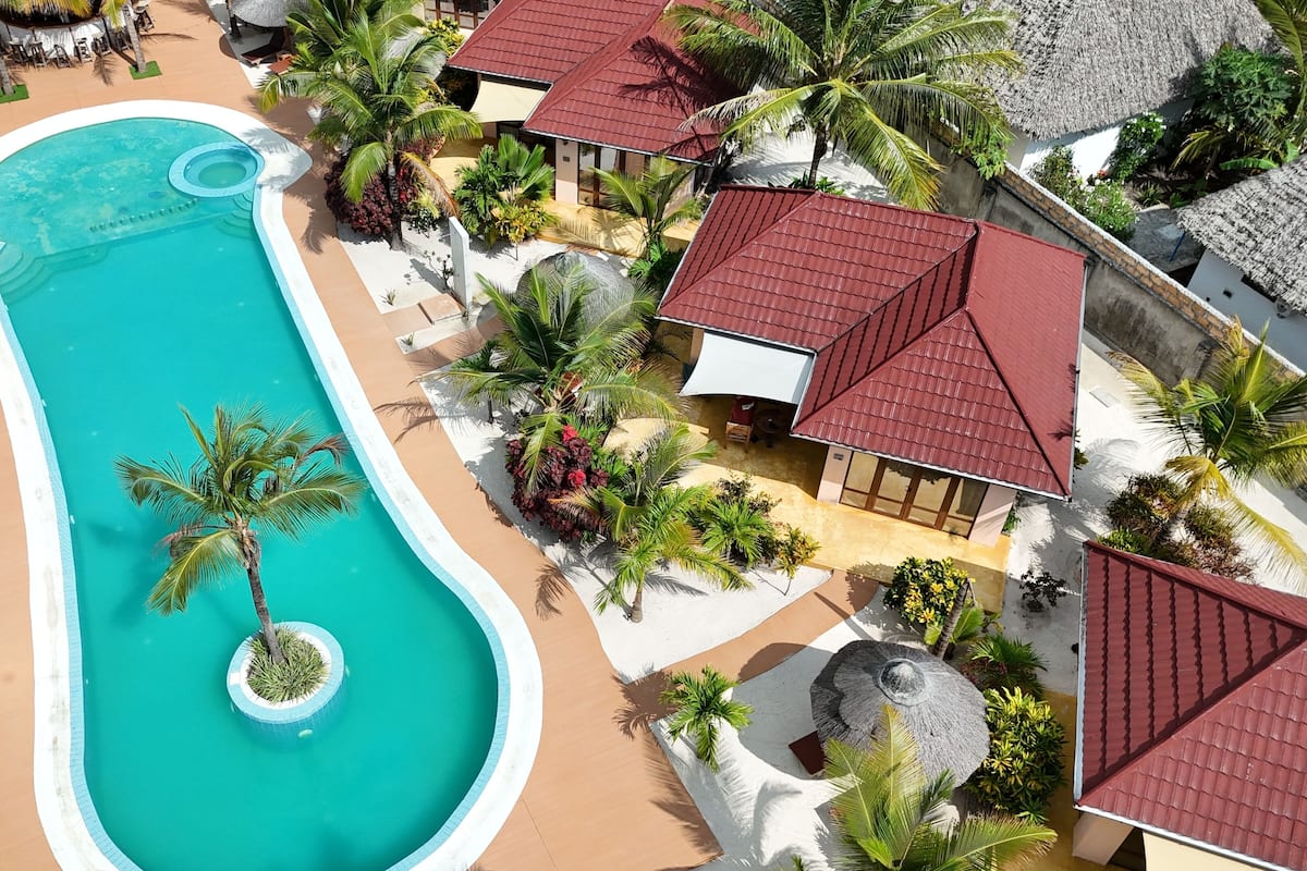 Superior-Doppelzimmer, Poolblick | Terrasse/Patio