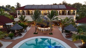 Deluxe Double Room, 1 Bedroom, Non Smoking, Partial Ocean View | Front of property - Paje Blu Boutique Hotel (Paje)
