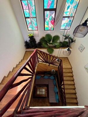 Mains courantes dans les escaliers