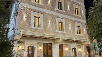 Majoituspaikan julkisivu