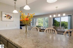 Double Room, Lake View | Private kitchen - 2BR Escape Torch Lake Views Golf 755 (Kewadin)