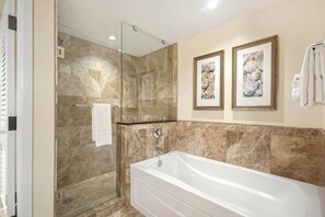 Shower - Honua Kai Konea | 2 Free Rental Cars | KBM Resorts | Custom Hardwood Floors | 2 Units, 5 Bedrooms | ML-1412 (Lahaina)