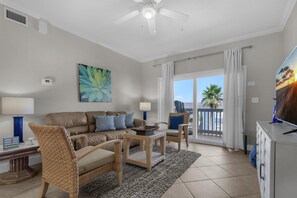 Condo, Multiple Beds (Villas on the Gulf unit J8) | Living area