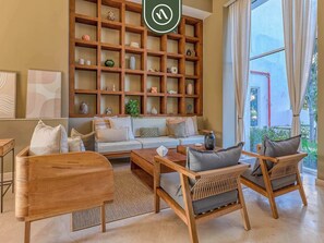 公寓, 多张床, 厨房, 海洋景观 (Harbor 171 Torre Norte 101) | 起居区 | 42-英寸纯平电视 （配备数码频道）、MP3 基座