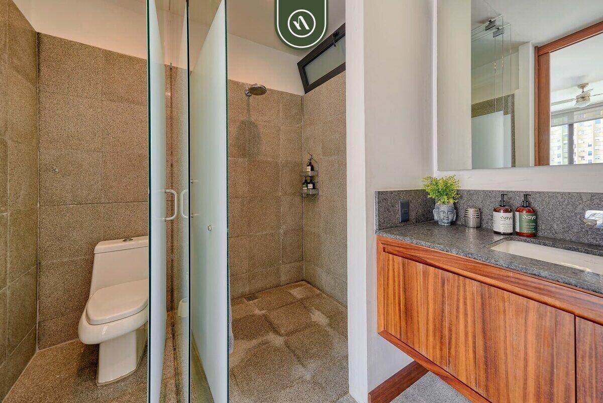 Studio, Multiple Beds, Pool Access, City View (Rincon de Almas-206) | Bathroom | Towels