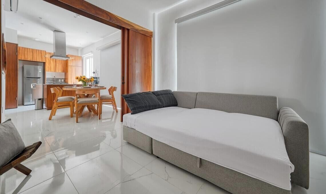 Apartment, 1 King Bed with Sofa bed, Pool Access (Grand Trianon 304) | Living area