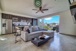 Appartement, meerdere bedden, keuken, uitzicht op strand (Pacifica Sol 302) | Interieur