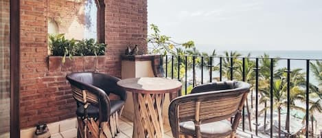 Huoneisto, 1 suuri parisänky, keittiö, valtamerinäköala (502-Plaza Mar) | Ulkoalueet