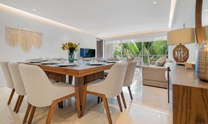 Apartment, Multiple Beds, Kitchen, Beach View (Bolongo F2-003) | Dining - Amazing Condo - Beach Access - Spa - Pool (Punta de Mita)